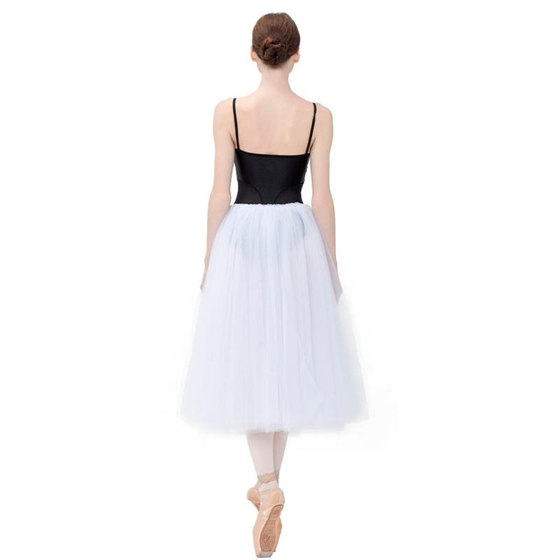 Girls Long Lyrical Romantic Ballet Tutu Dress