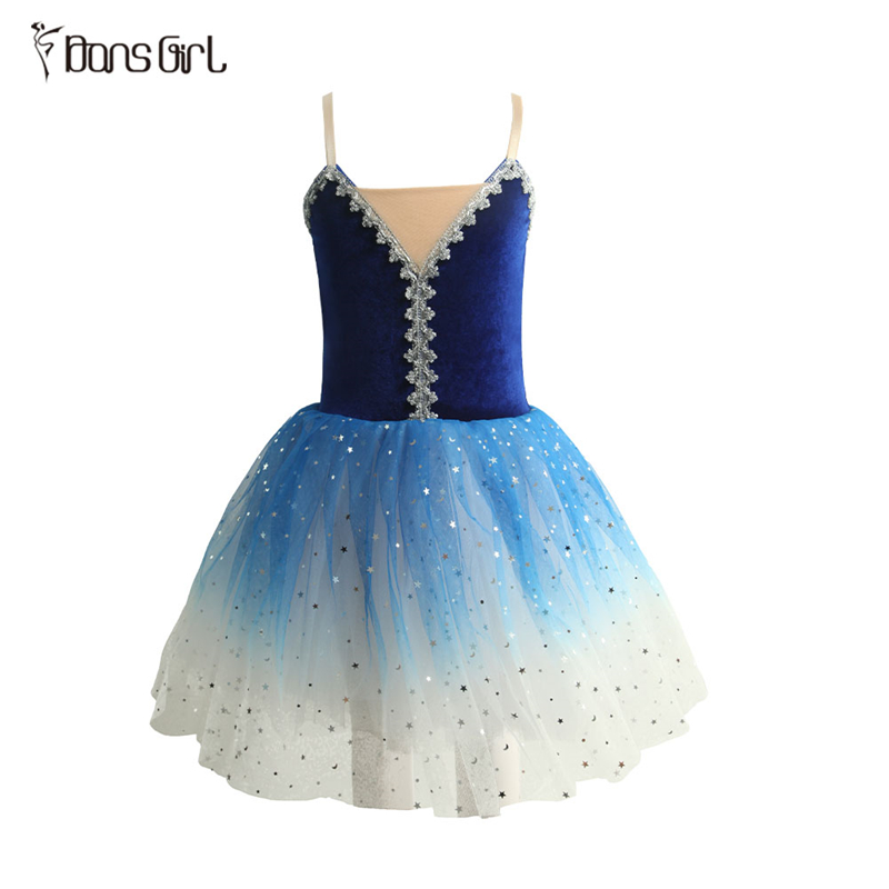 Velvet Ballet Costumes For Stage Performance Wear